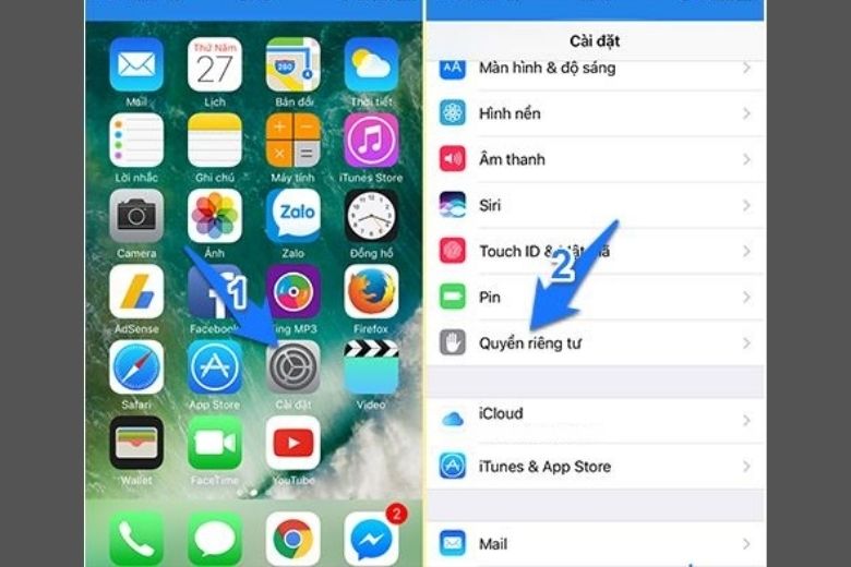 Cách định vị iphone